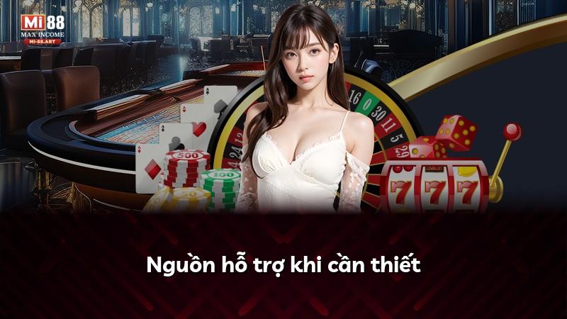 Nguồn hỗ trợ khi cần thiết