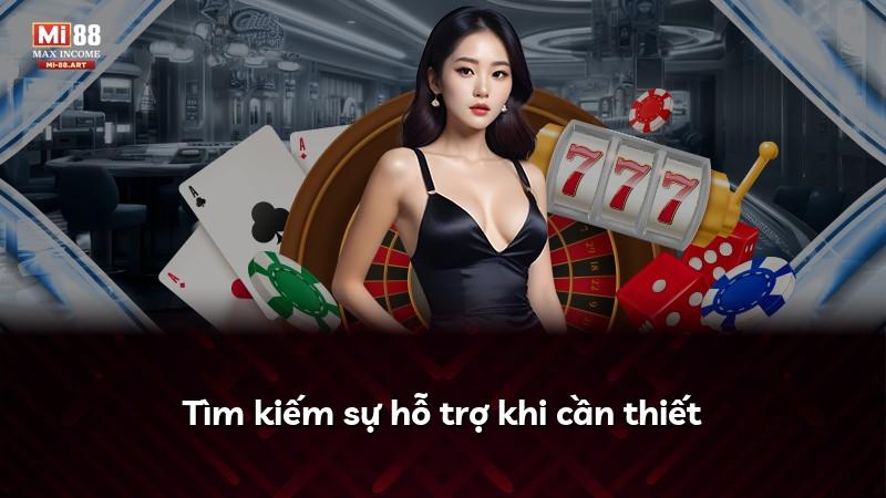 Tìm kiếm sự hỗ trợ khi cần thiết